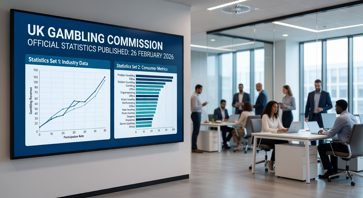 Infographic detailing demographic splits in UK gambling participation, highlighting remote vs land-based players