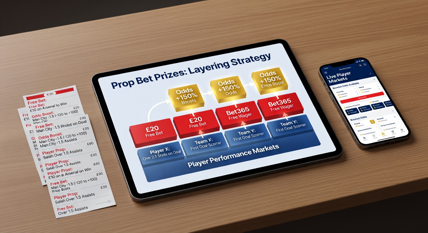 Illustration of odds boost applied to a basketball player points prop bet, with free bet token overlay and payout calculation visible