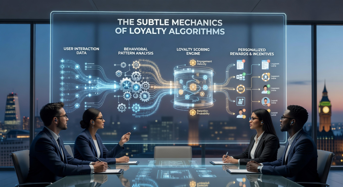 Analytics dashboard displaying user segmentation and loyalty algorithm outputs for betting platforms