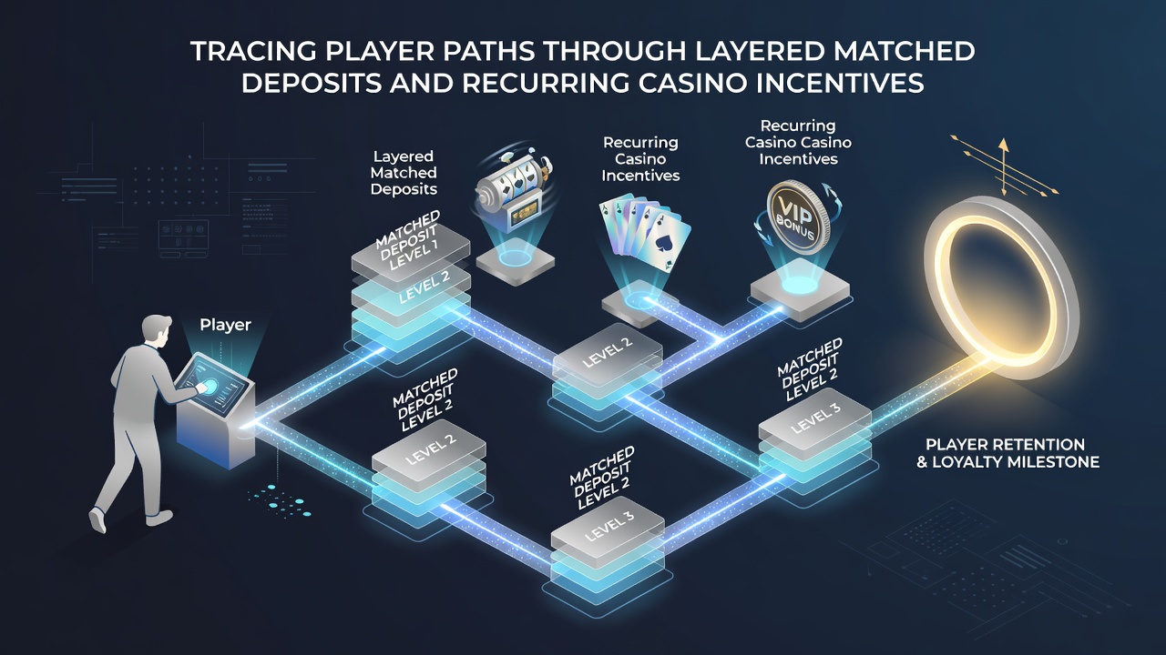 Diagram showing recurring incentive cycles and deposit match progression